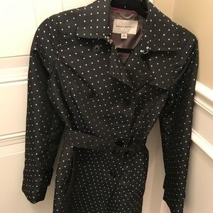 Banana Republic Navy jacket with polka dots